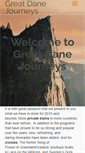 Mobile Screenshot of greatdanejourneys.com